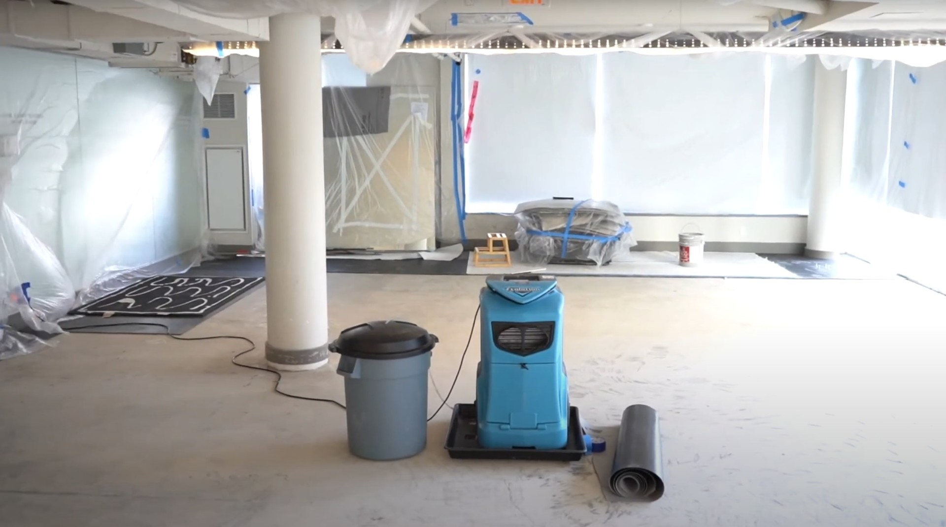 Johns Creek Water Damage Restoration professional work environment and equipment Professional water damage restoration work environment showing advanced equipment and professional setup
